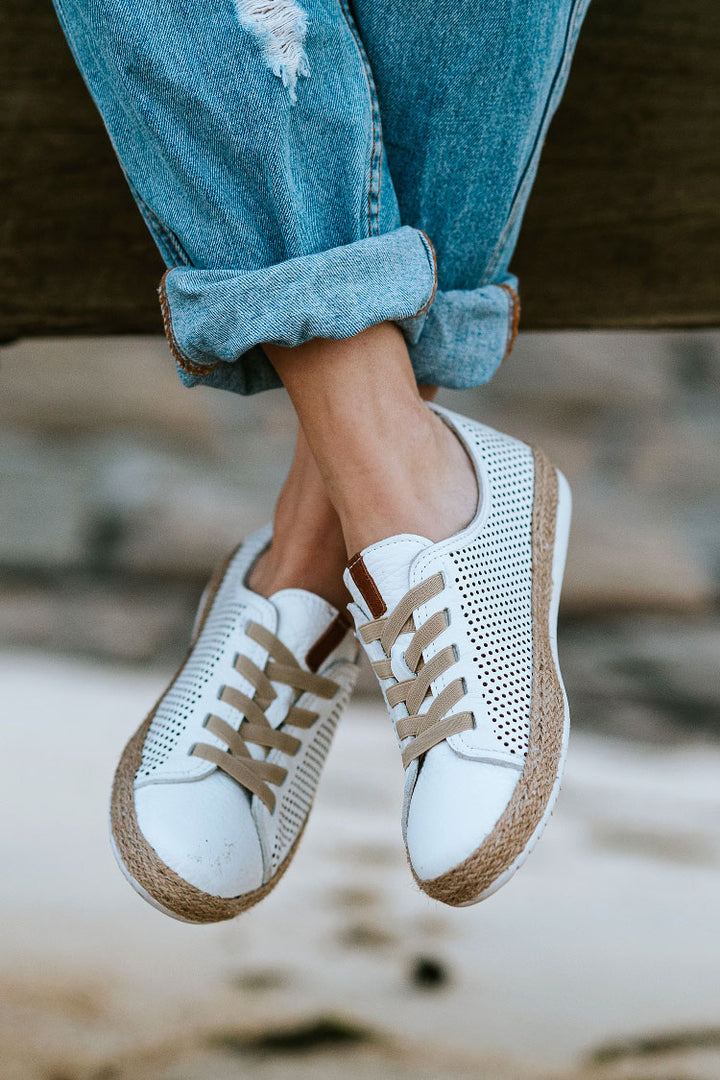 Fresh Slip On Flat in White