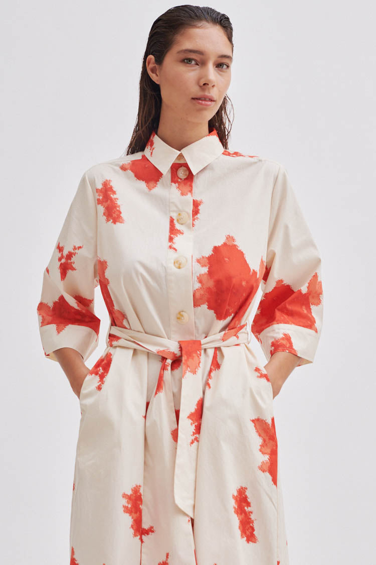 Fridenza Dress in Dark Chalk