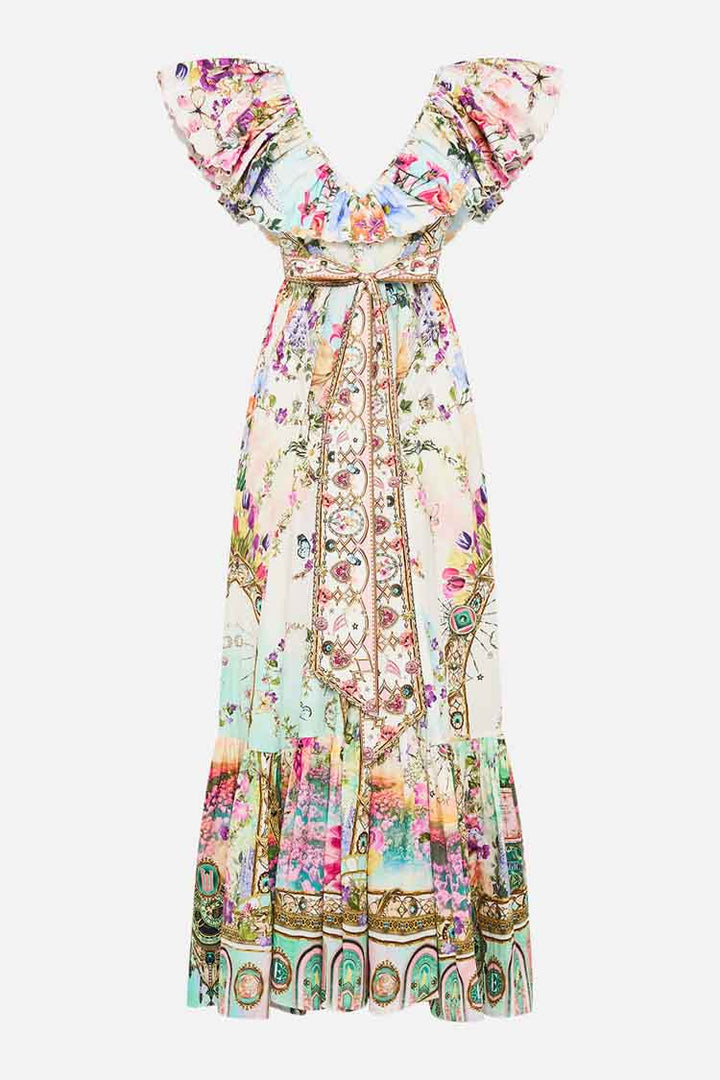 Frill Neck Dress With Hardware in Munchkinland