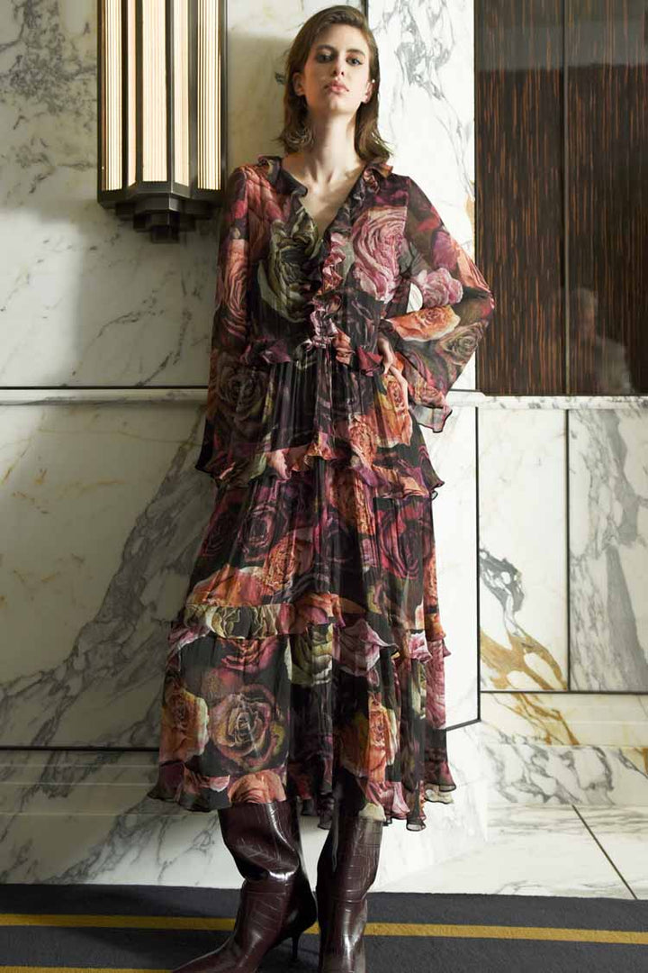 Can't Frock Me Now Dress in Dark Rose