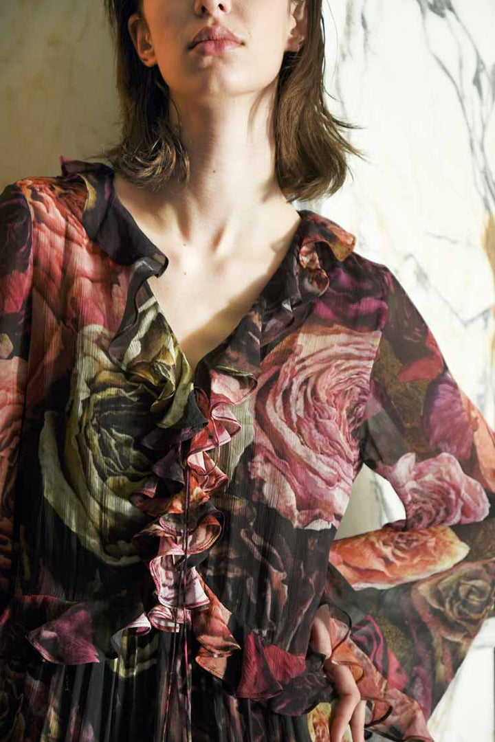 Can't Frock Me Now Dress in Dark Rose