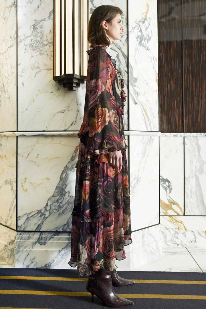 Can't Frock Me Now Dress in Dark Rose