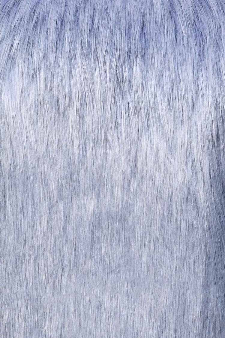 Fur Delish Jacket in Pastel Blue