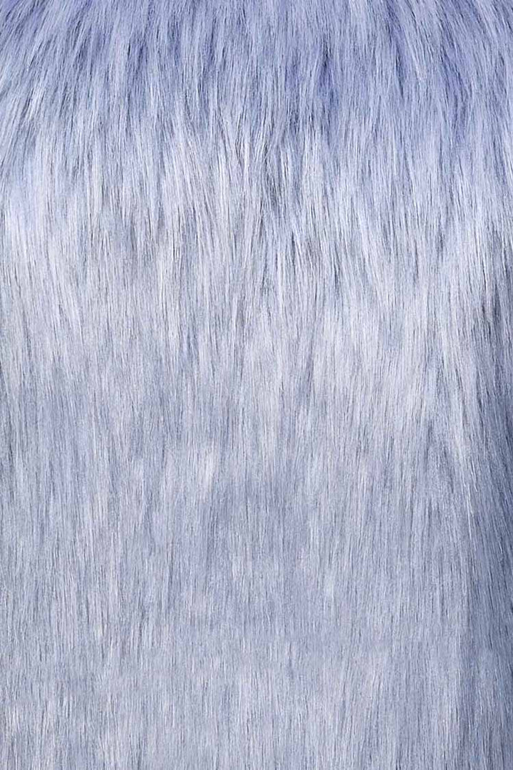 Fur Delish Jacket in Pastel Blue