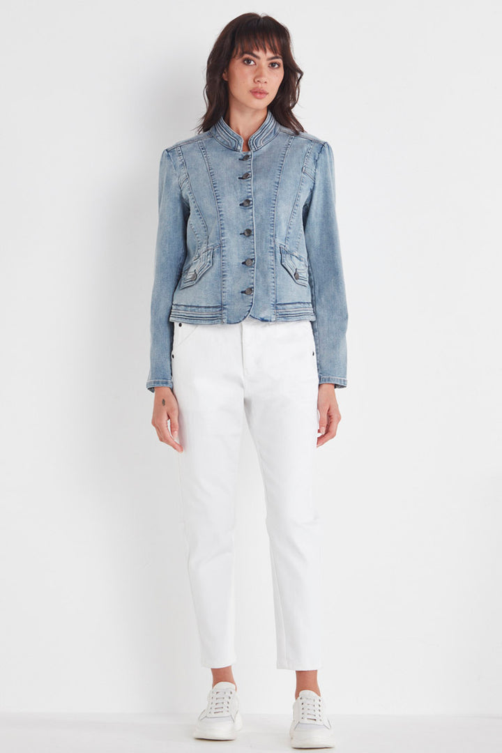 Gabby Jacket in Snow Wash Denim