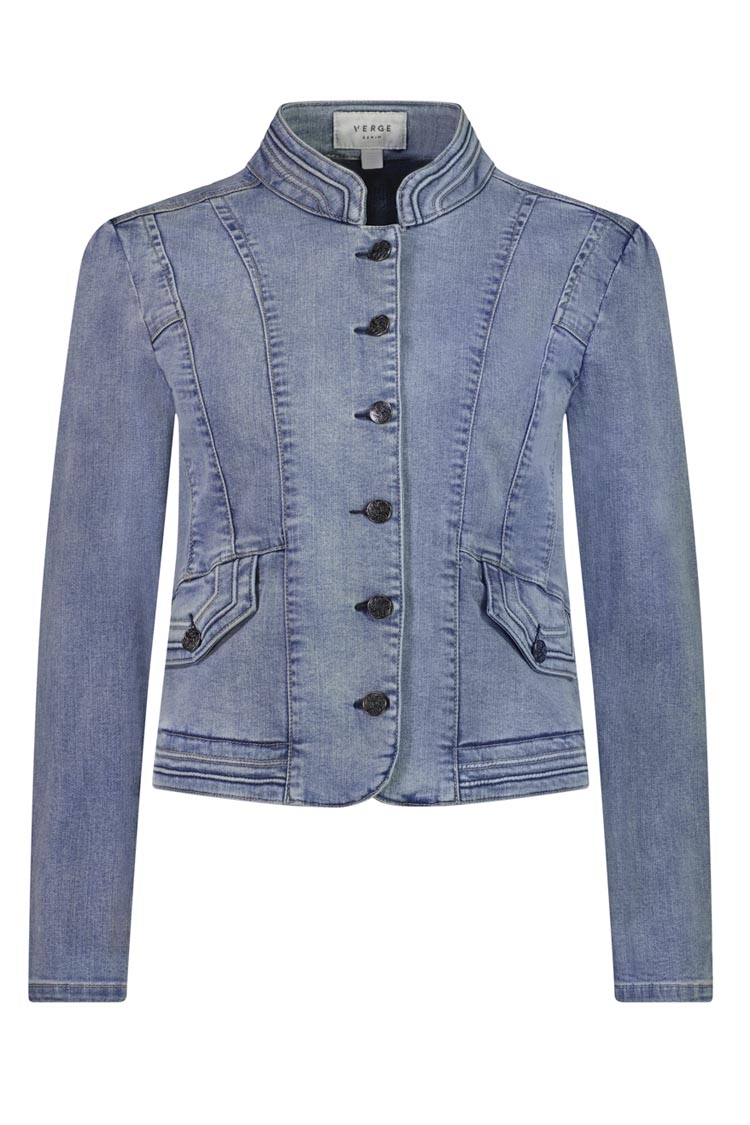 Gabby Jacket in Snow Wash Denim