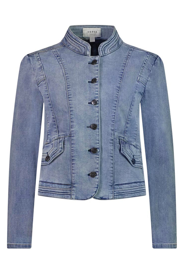 Gabby Jacket in Snow Wash Denim