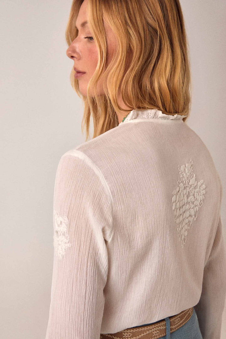Gabriela Blouse in Off White