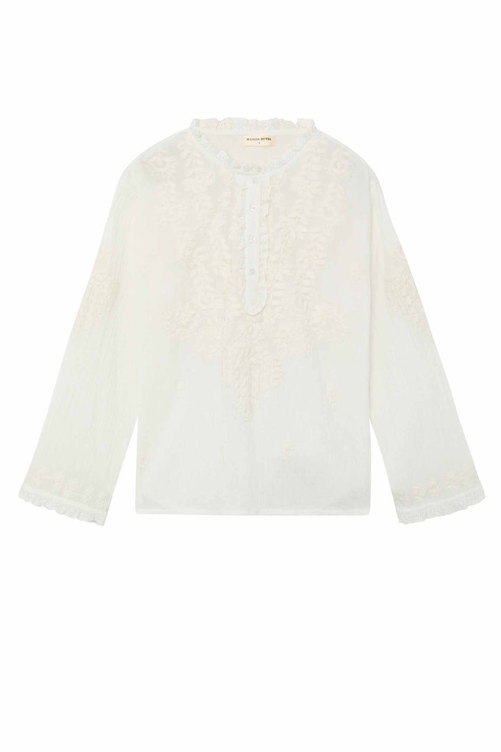 Gabriela Blouse in Off White