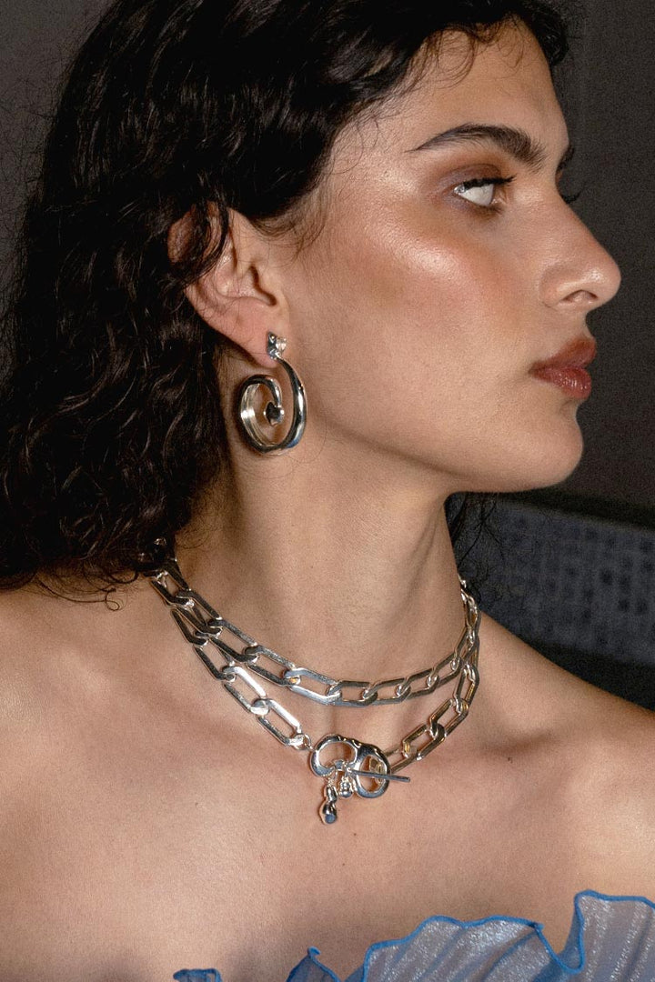 Gaia Earring in Silver
