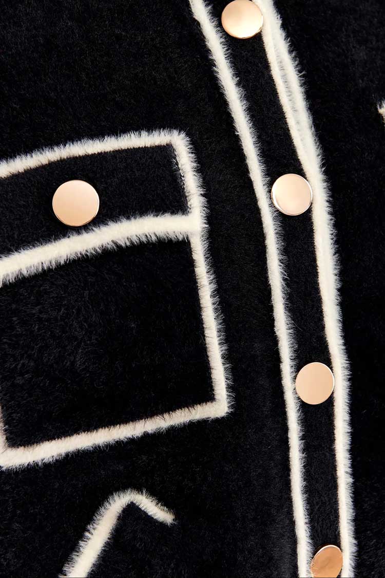 Galena Fuzzy Knitted Jacket