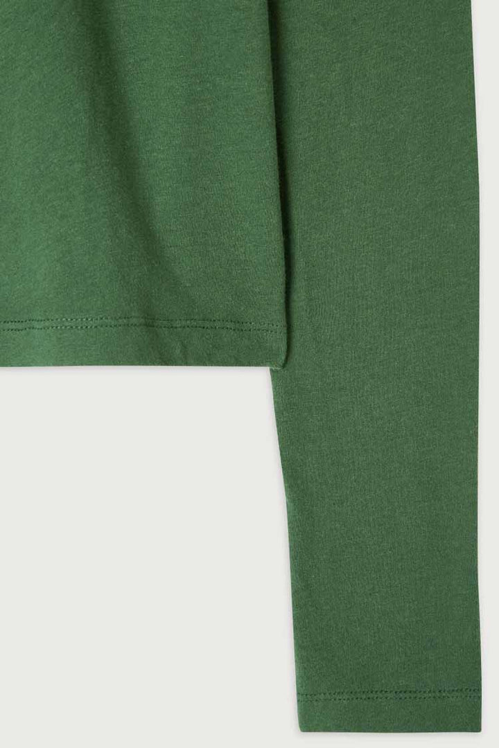 Gamipy Round Neck LS T-Shirt in Basil