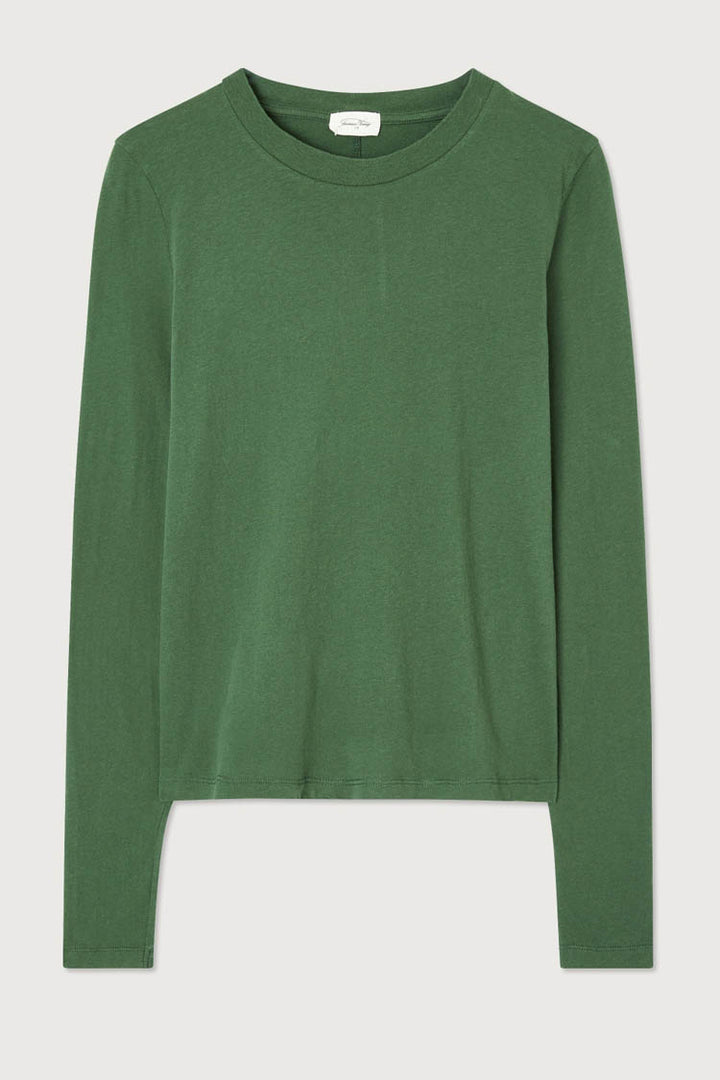 Gamipy Round Neck LS T-Shirt in Basil