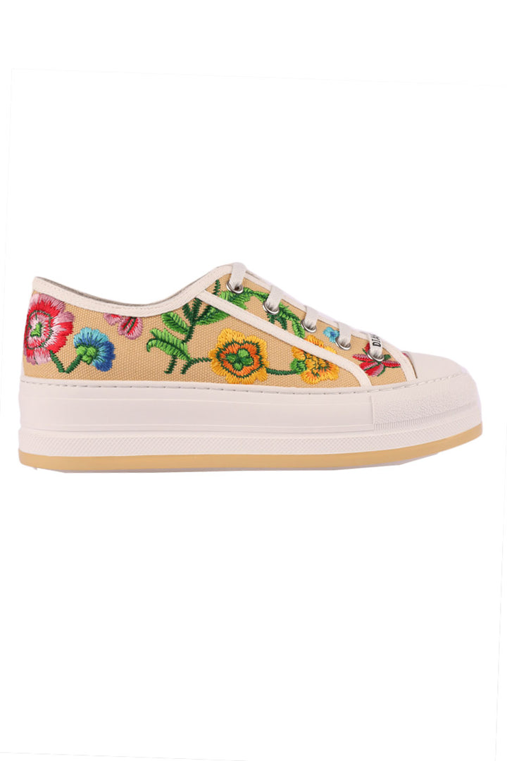 Gando Floral Embroidered Sneakers