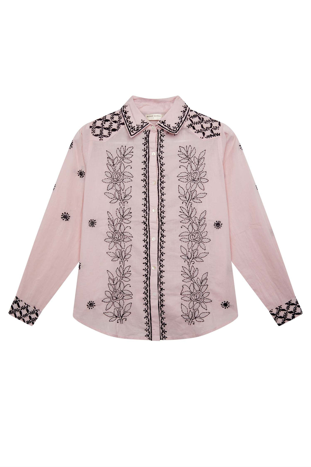 Ganges Lucknow Blouse in Software Pink