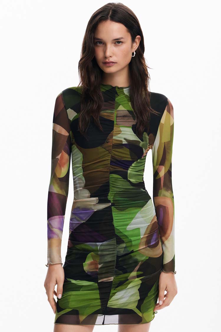 Garazi Printed Floral Mini Dress