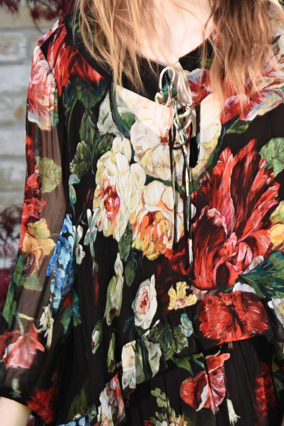 Garden The Interruption Dress in Black Floral