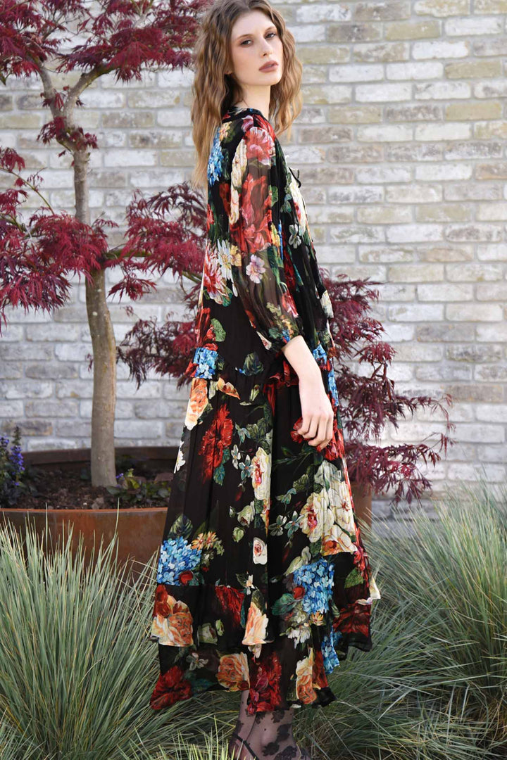 Garden The Interruption Dress in Black Floral