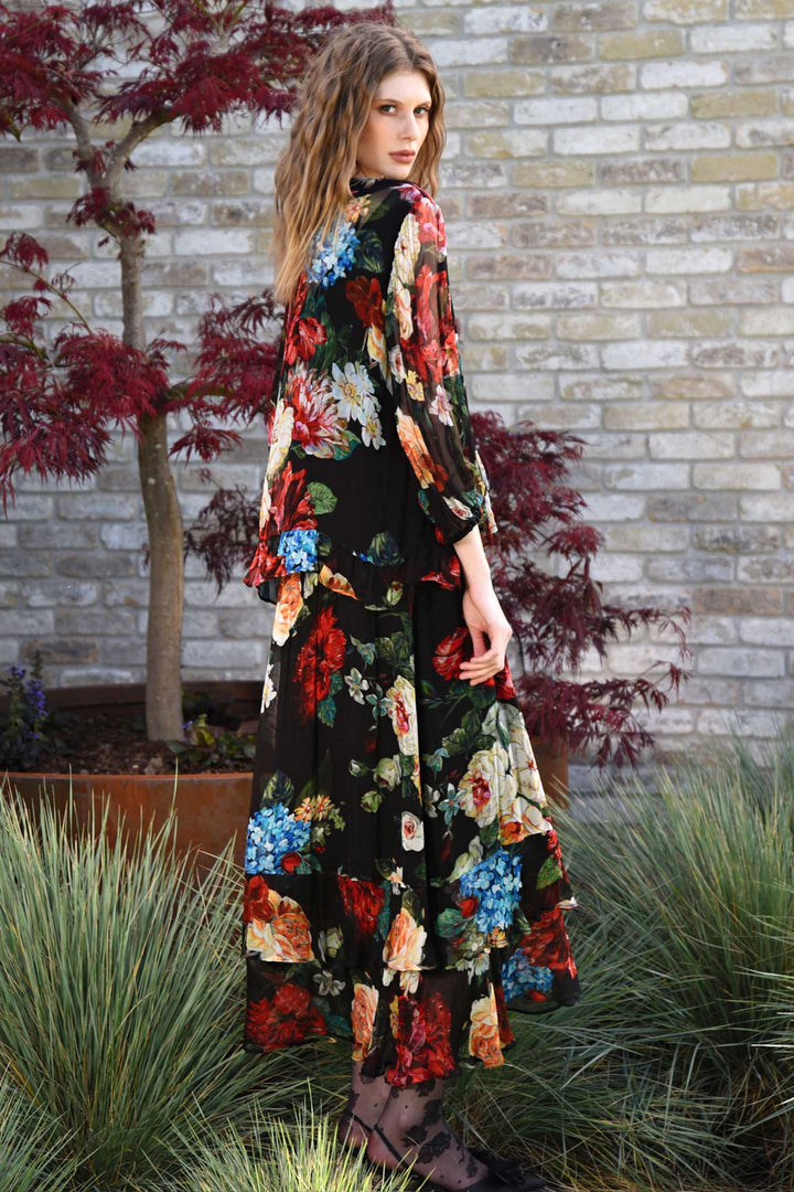 Garden The Interruption Dress in Black Floral