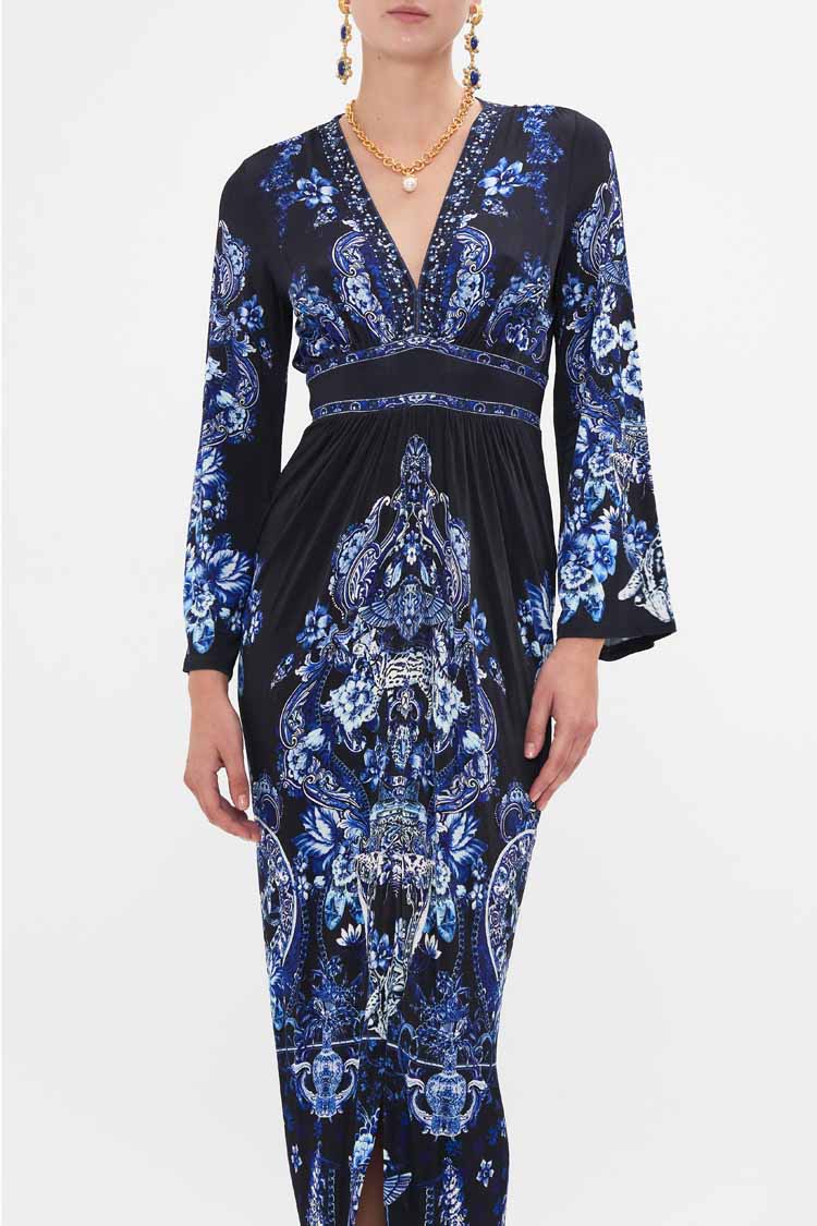Camilla v neck dress shop