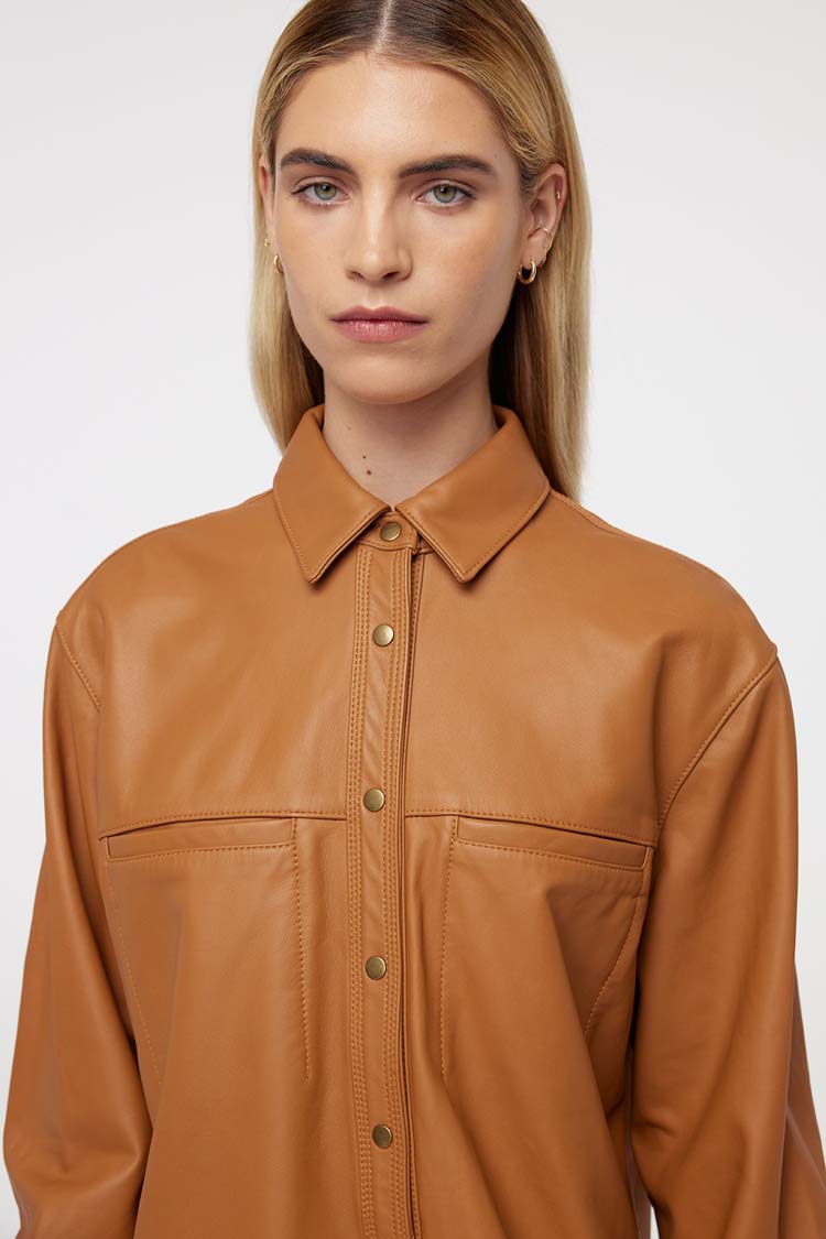 Genesis Leather Shirt | FINAL SALE