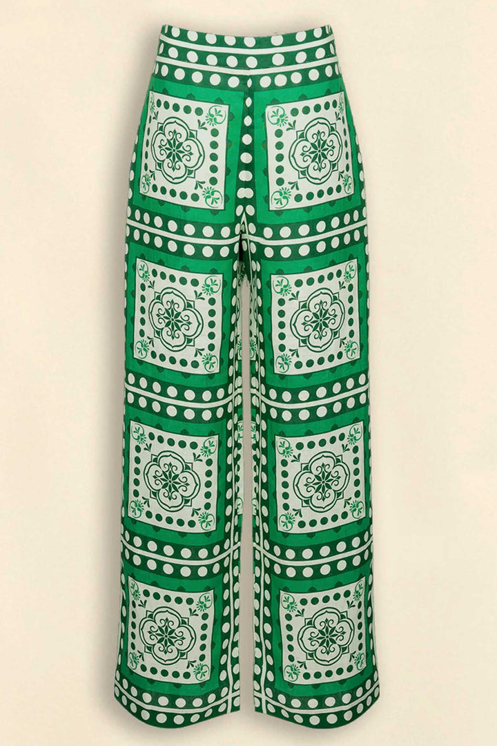 Gesture Pant in Parrot Scarf
