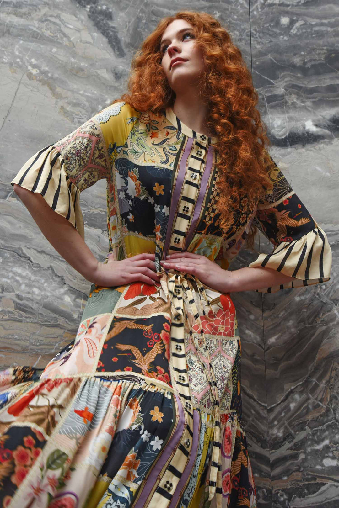 Get Into Character Dress in Squares