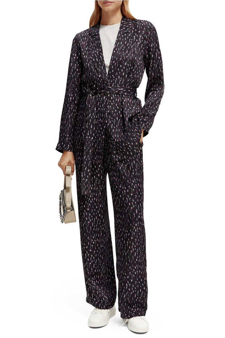 Gia Wide Leg Printed Trousers
