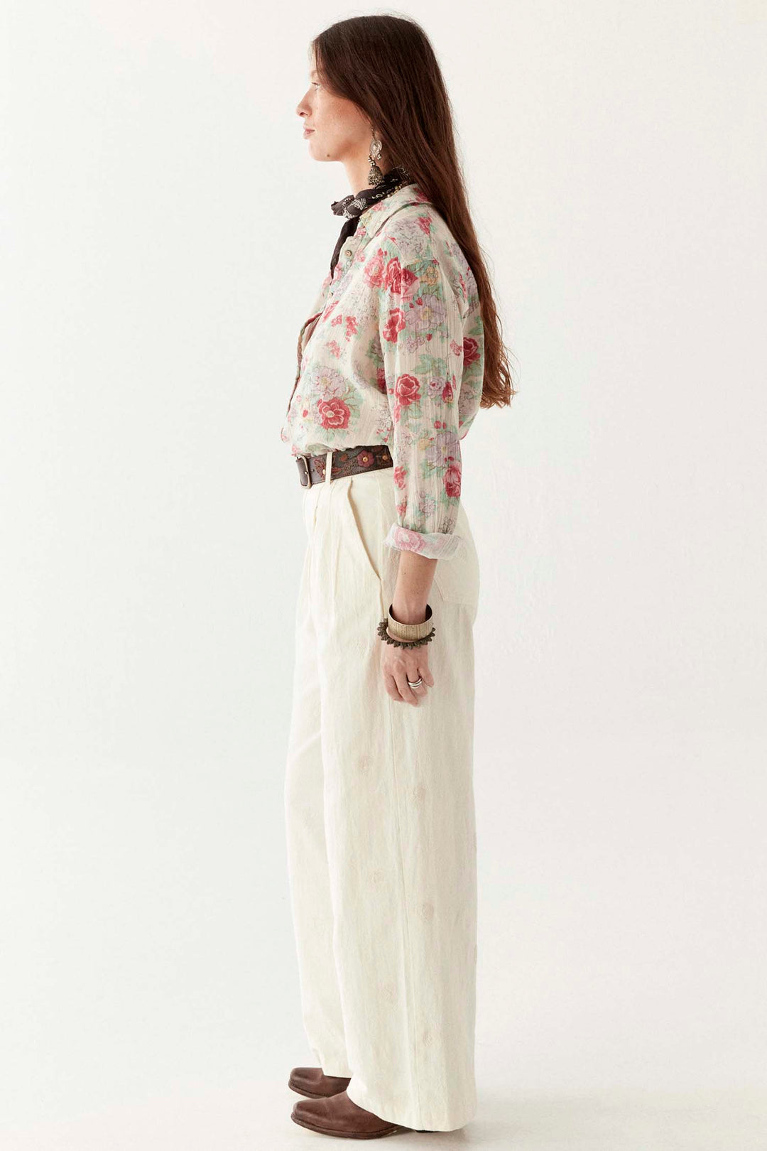 Giorgia Balmoral Blouse in Candy Rose