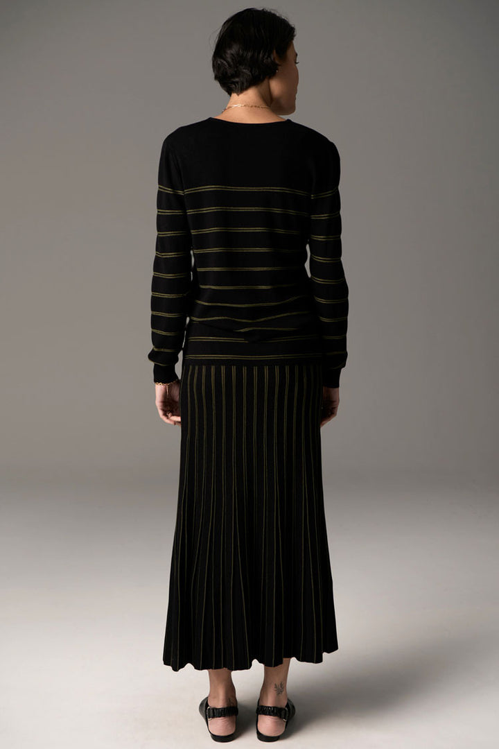 Gizelle Lurex Knit in Black