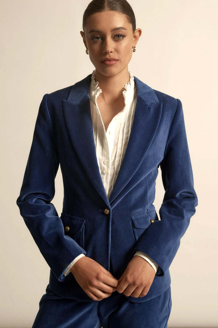 Glace Jacket in Sapphire