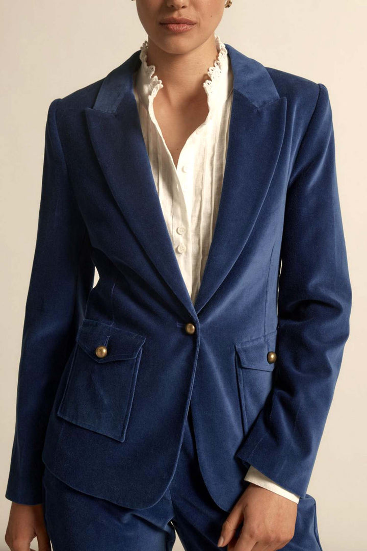 Glace Jacket in Sapphire