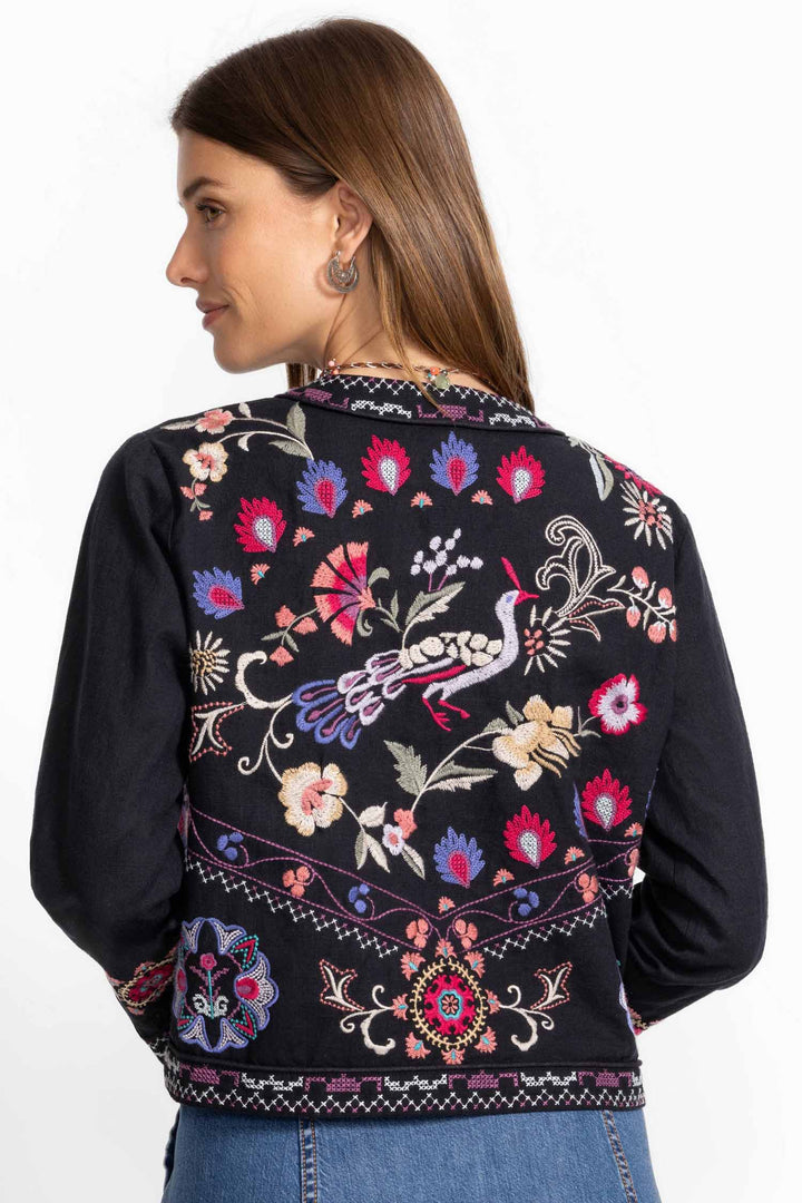 Gloria Linen Bolero Jacket