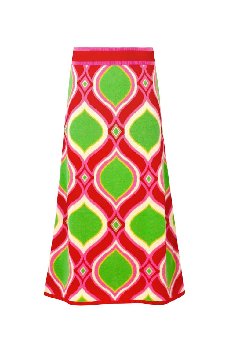 Glow Getter Skirt in Pink Lime | FINAL SALE