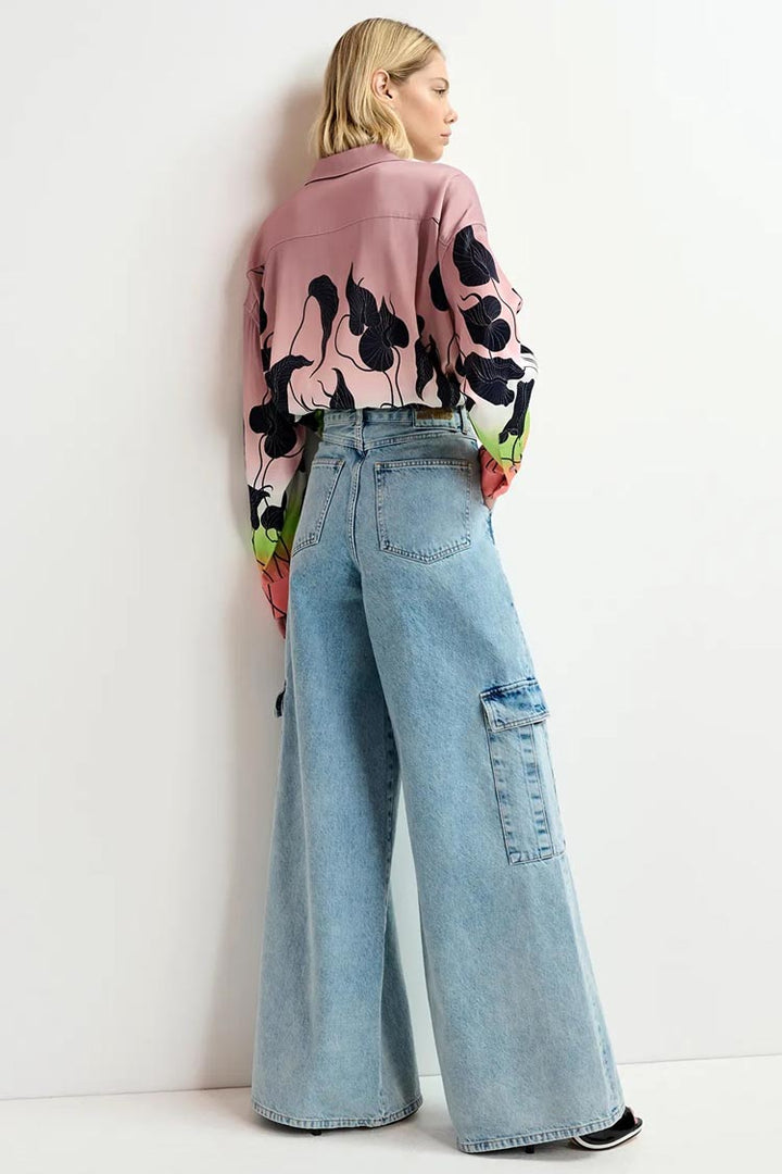 Gnome Wide Leg Cargo Jeans