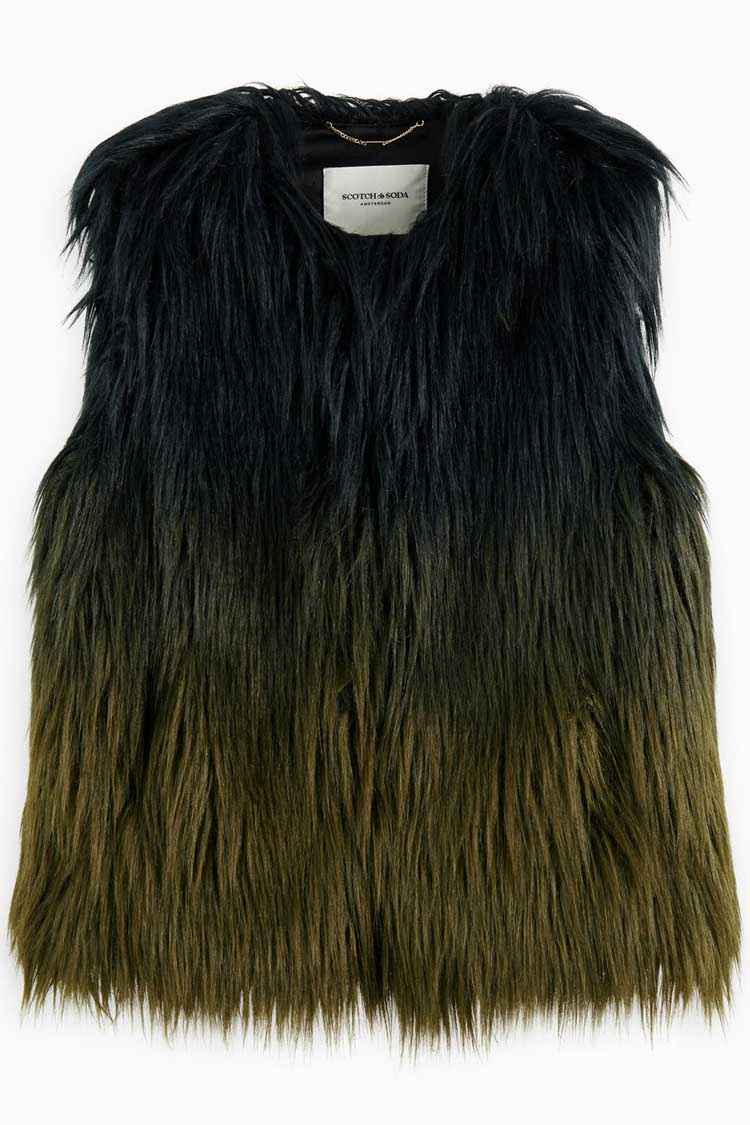 Fur gilet sale sales