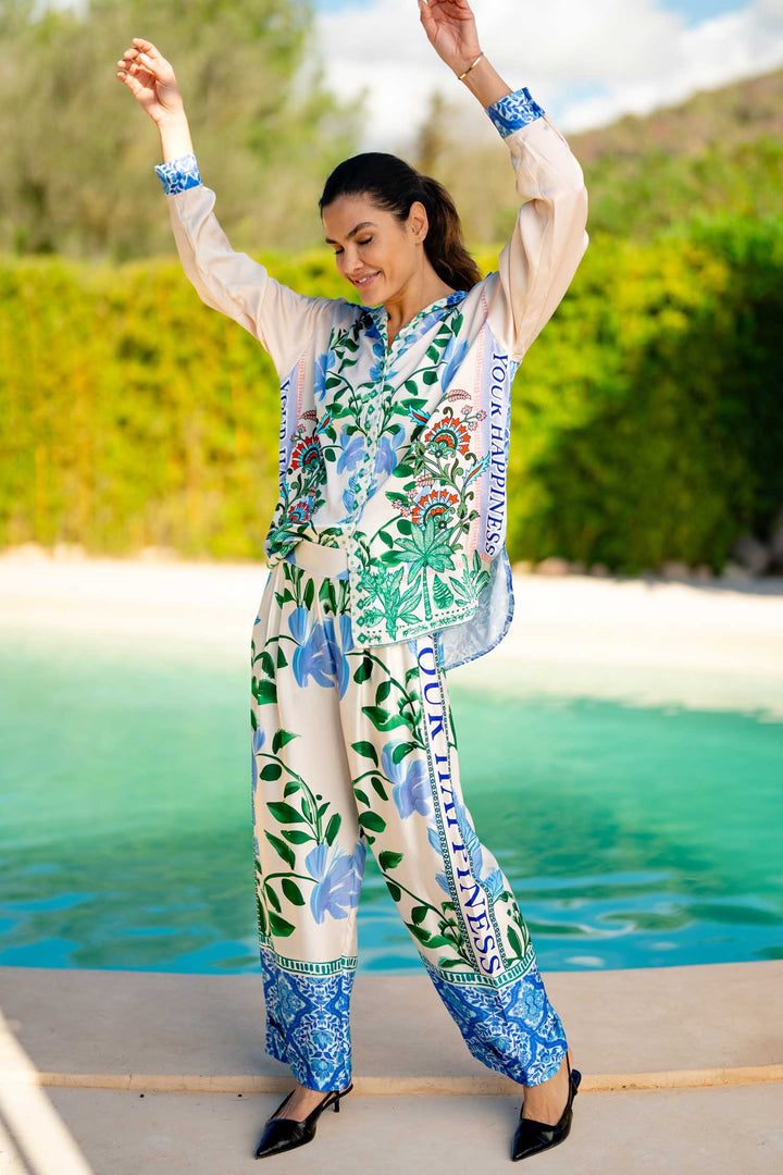 Green Garden Shirt Blouse
