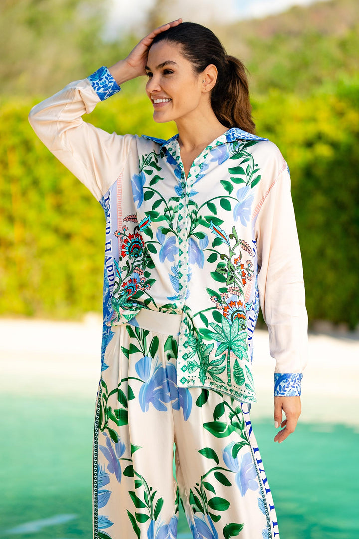 Green Garden Shirt Blouse