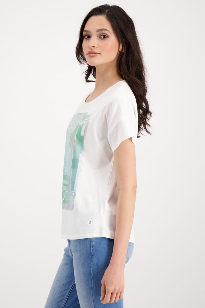 Mint Palm Tree Front T-shirt