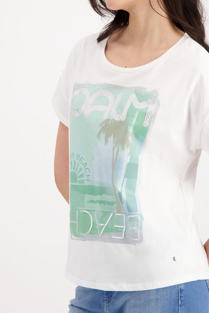 Mint Palm Tree Front T-shirt