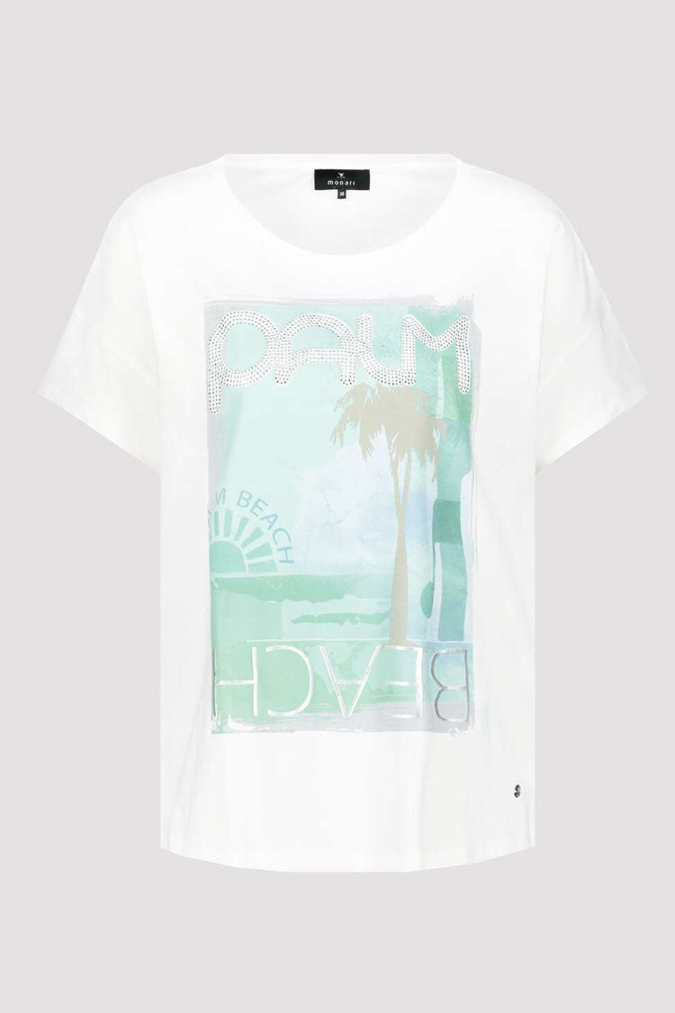 Mint Palm Tree Front T-shirt