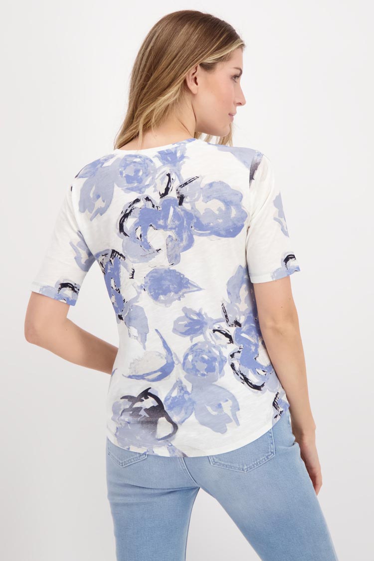 Half sleeve deals floral shirt