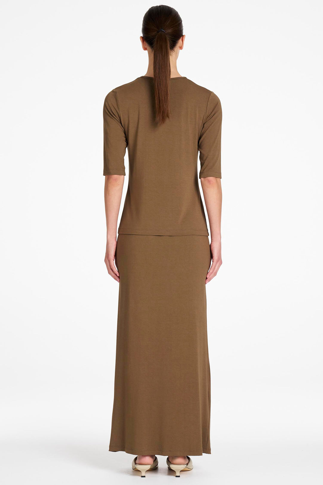 Half Sleeve Top in Umber