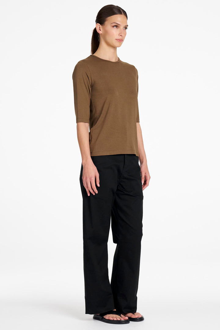 Half Sleeve Top in Umber