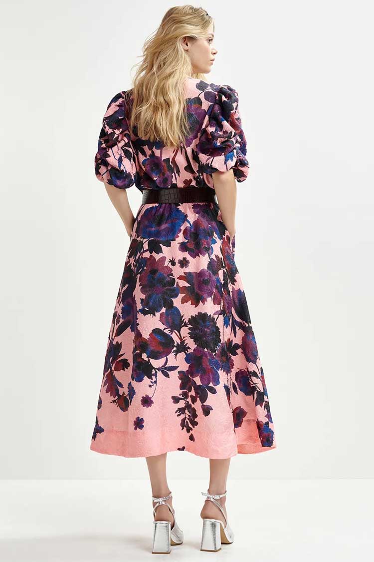 Harbour Jacquard Midi Skirt