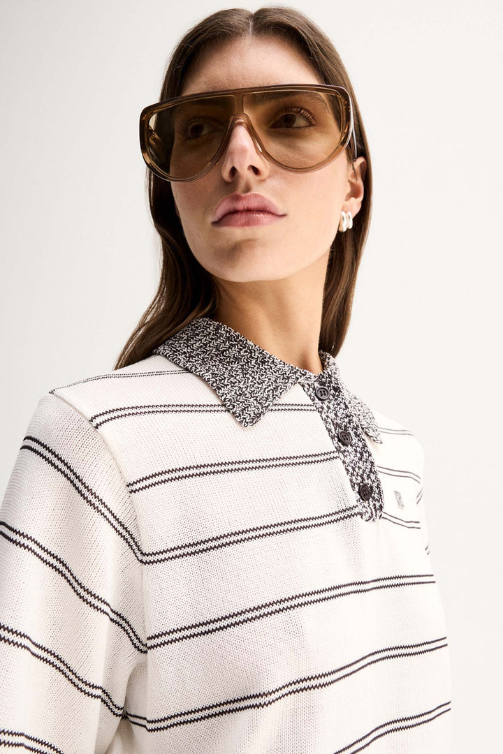 Harley Knit Tee in White