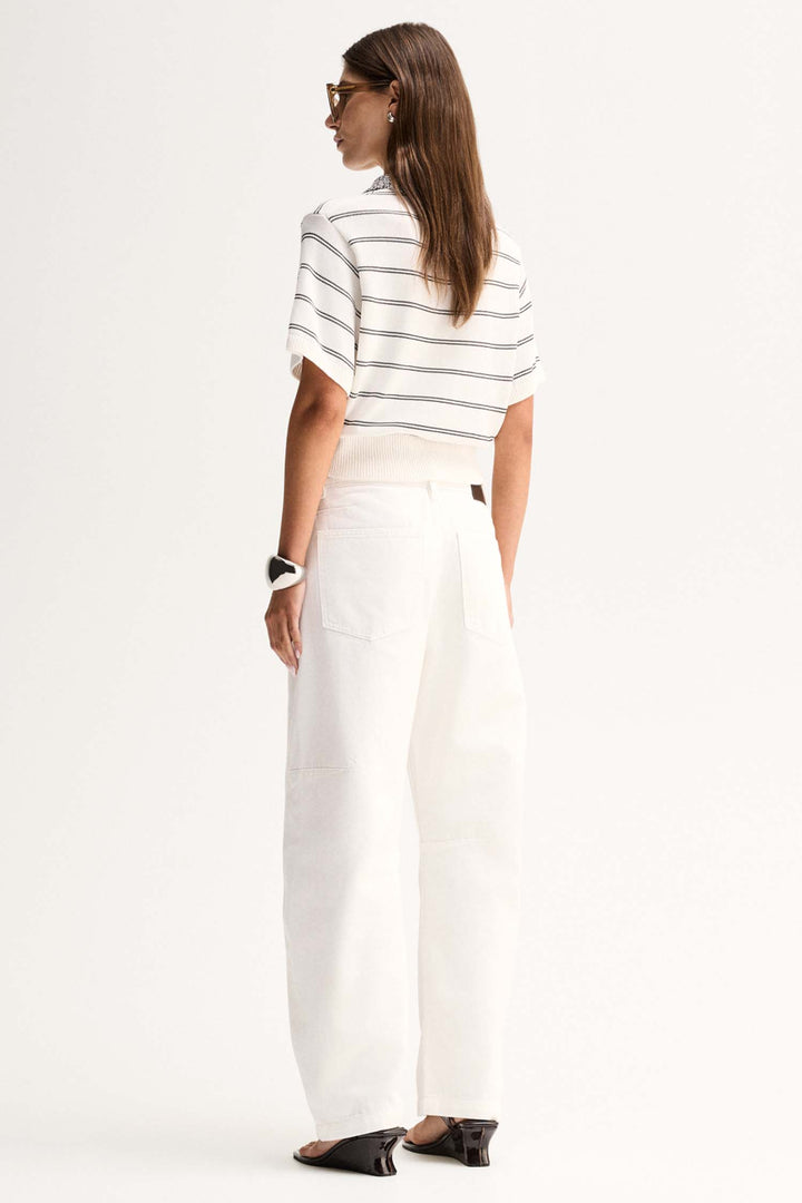 Harley Knit Tee in White