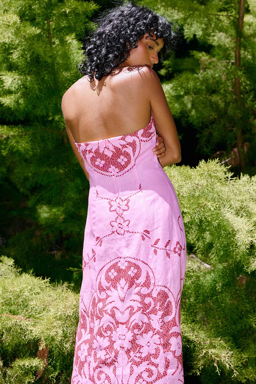 Harper Dress in Magenta
