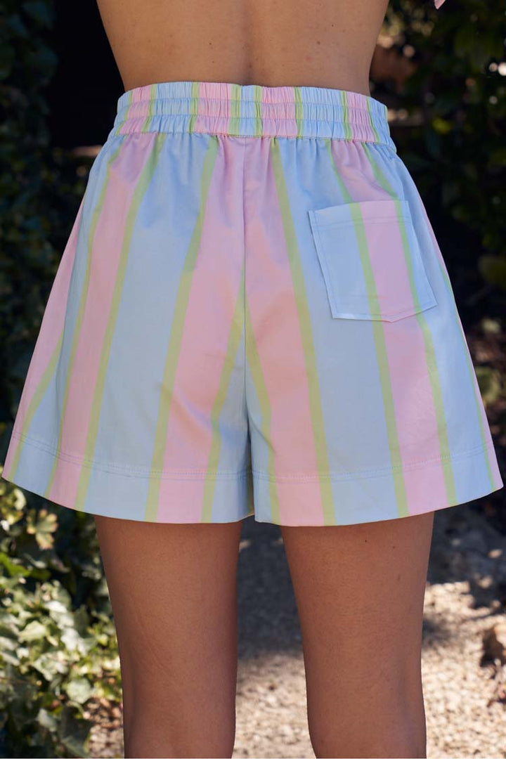 Harvey Short in Powder Stripe | FINAL SALE