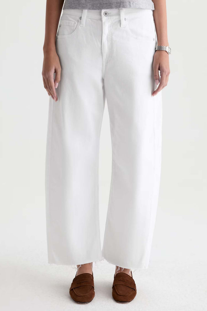 Hattie Crop Jean in Gallery White